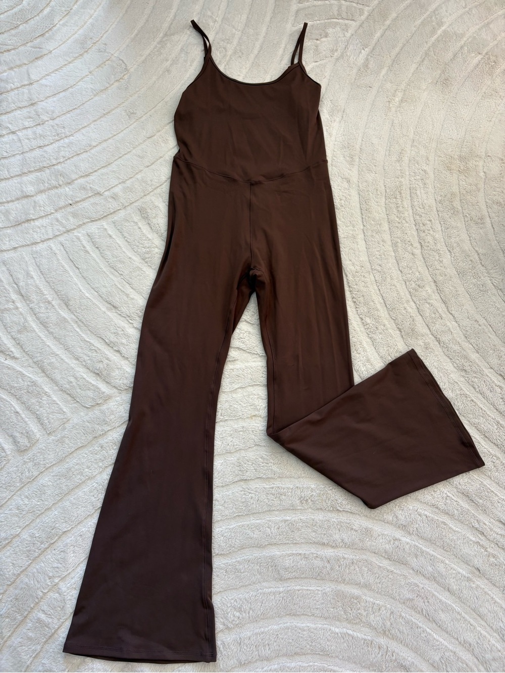 Brown Wide Leg Jumpsuit Size Large